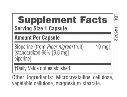 Bioperine® 10 mg - 90 Capsules