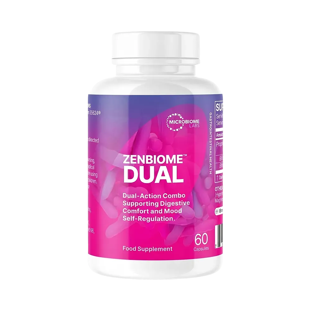 Gut-Brain Reset (formerly ZenBiome Dual) - 60 capsules