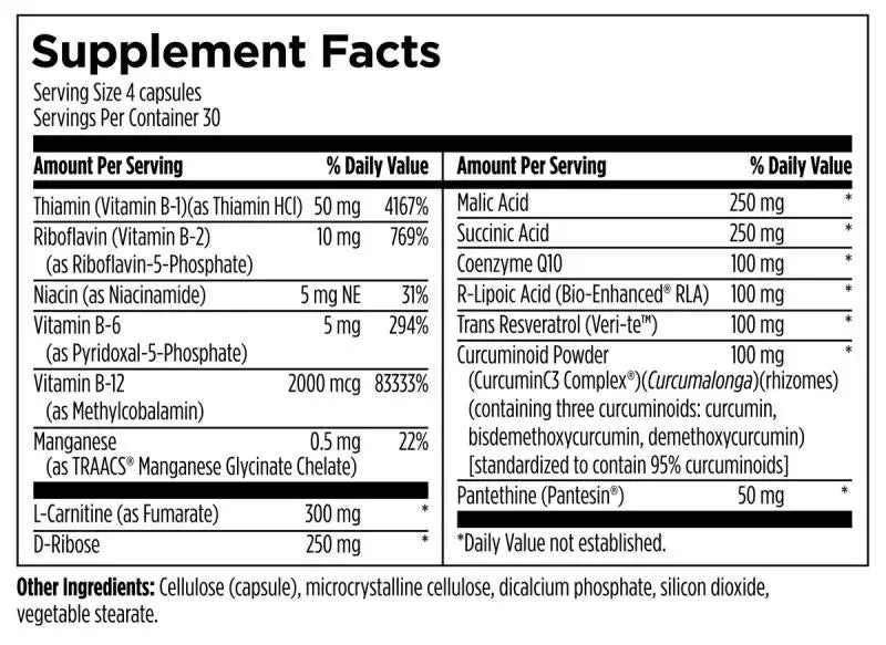 Designs for Sport Mito NRG™ - 120 capsules