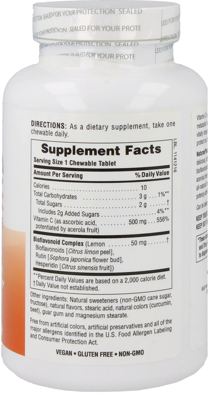 Immune Vitamin C - 100 chewables