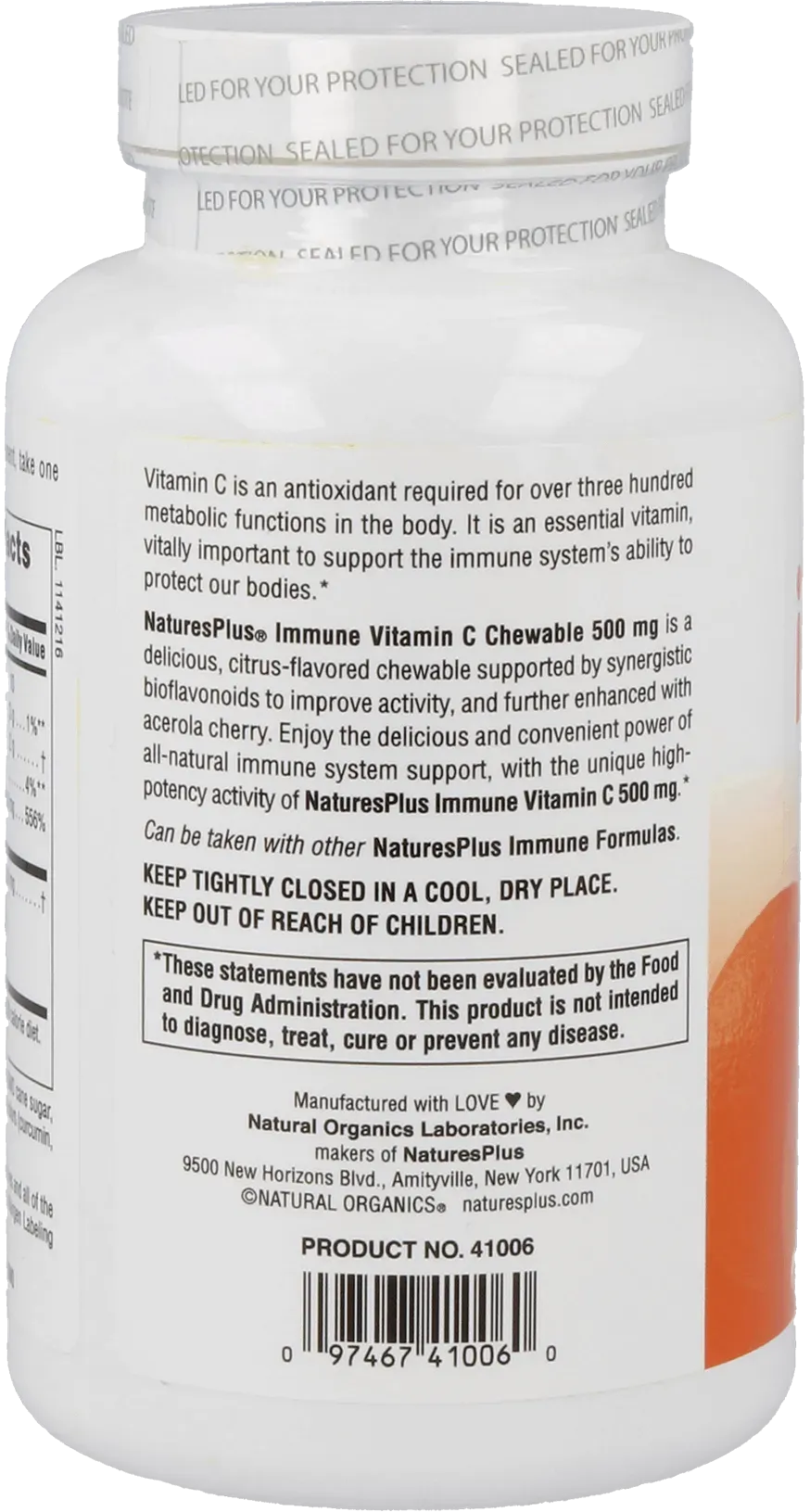 Immune Vitamin C - 100 chewables
