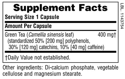 Chinese Green Tea 400 mg - 60 capsules