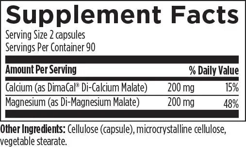 Cal/Mag 1:1 - 180 capsules