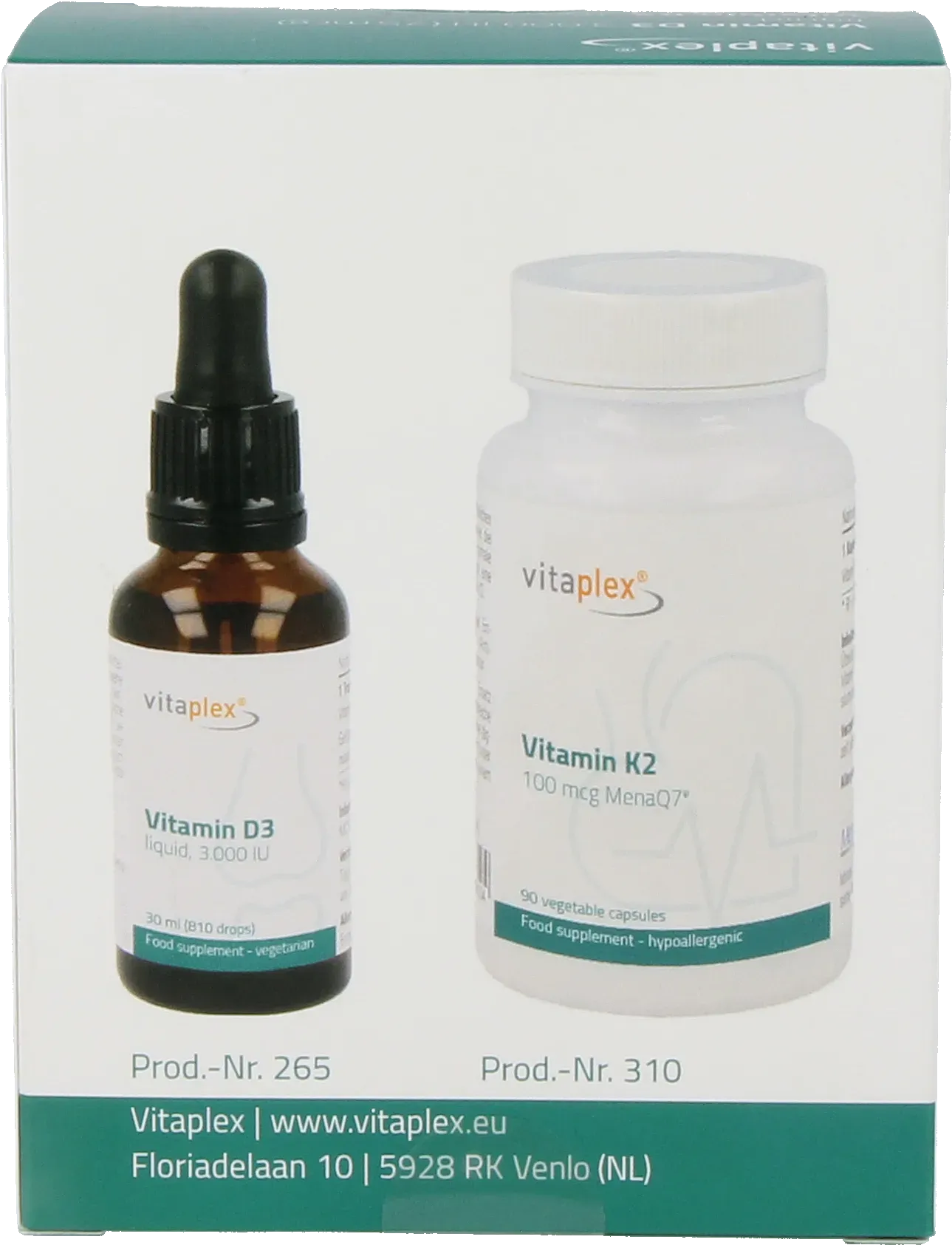 Combi Deal Vitamin D3 and K2