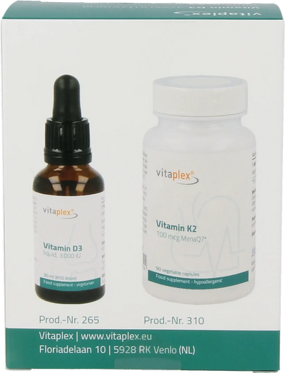 Combi Deal Vitamin D3 and K2