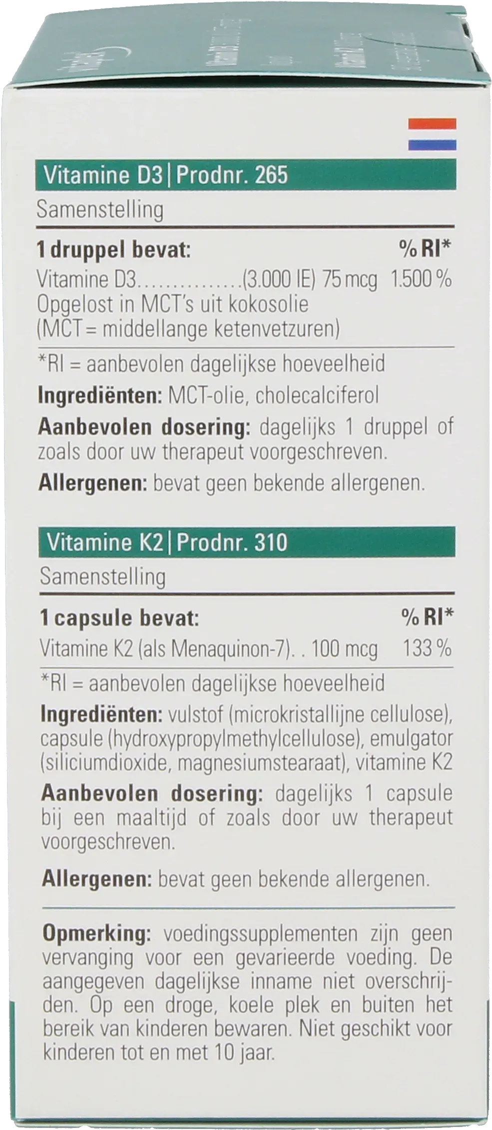 Combi Deal Vitamin D3 and K2