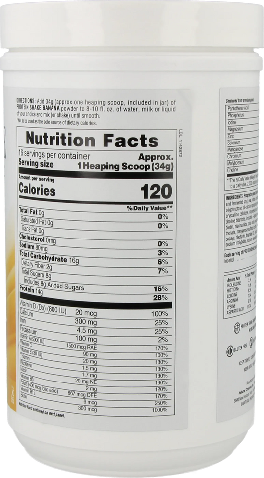Protein Shake - Banana - 544 Powder