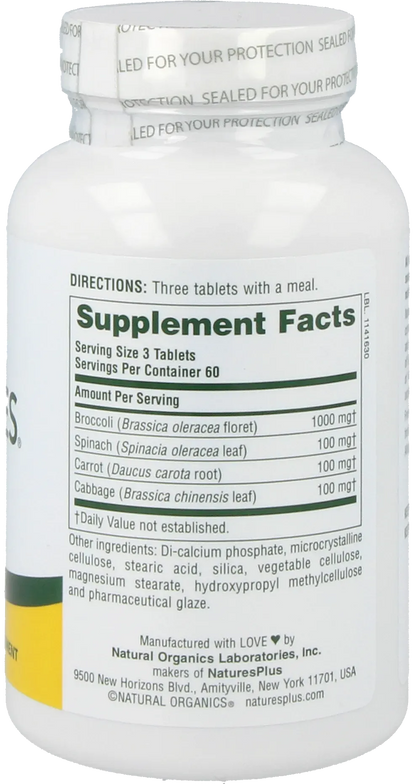 Mixed Vegetables® - 180 Tablets