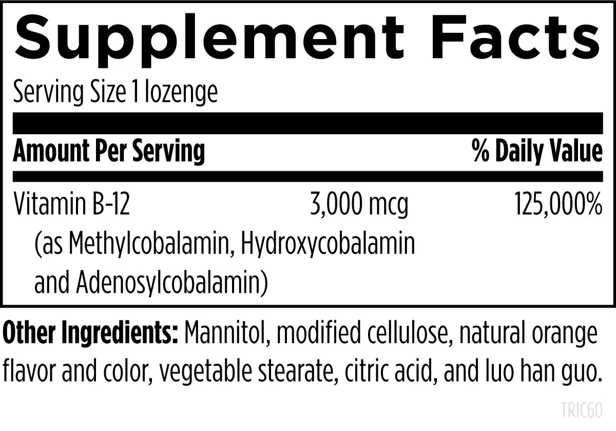 Tricobalamin™ - 60 lozenges
