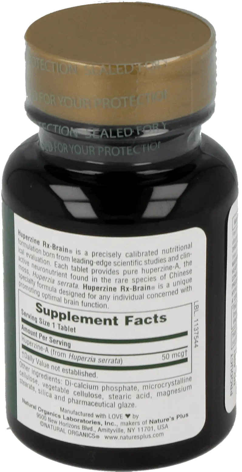 Rx-Brain Huperzine® - 30 Tablets