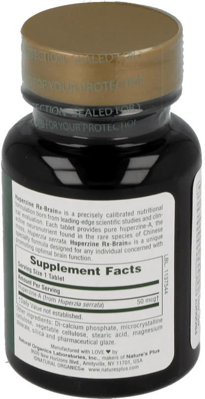 Rx-Brain Huperzine® - 30 Tablets