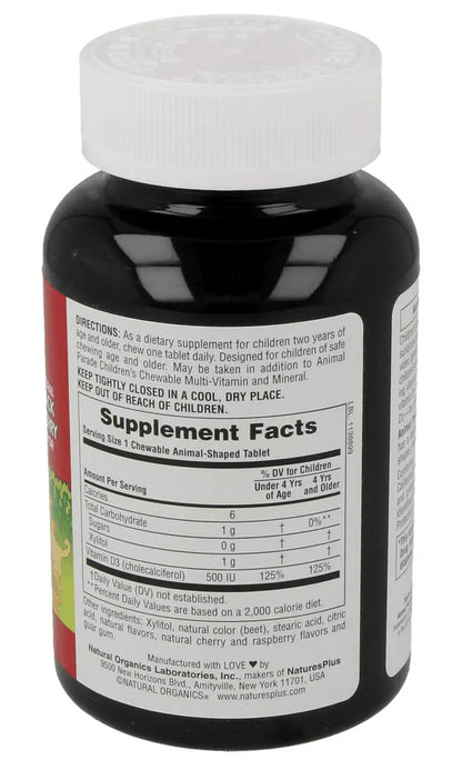 Animal Parade® Vitamin D3 - 90 Chewables
