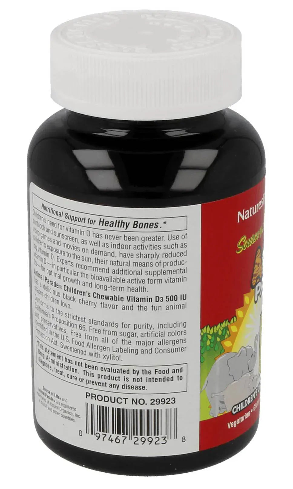 Animal Parade® Vitamin D3 - 90 Chewables