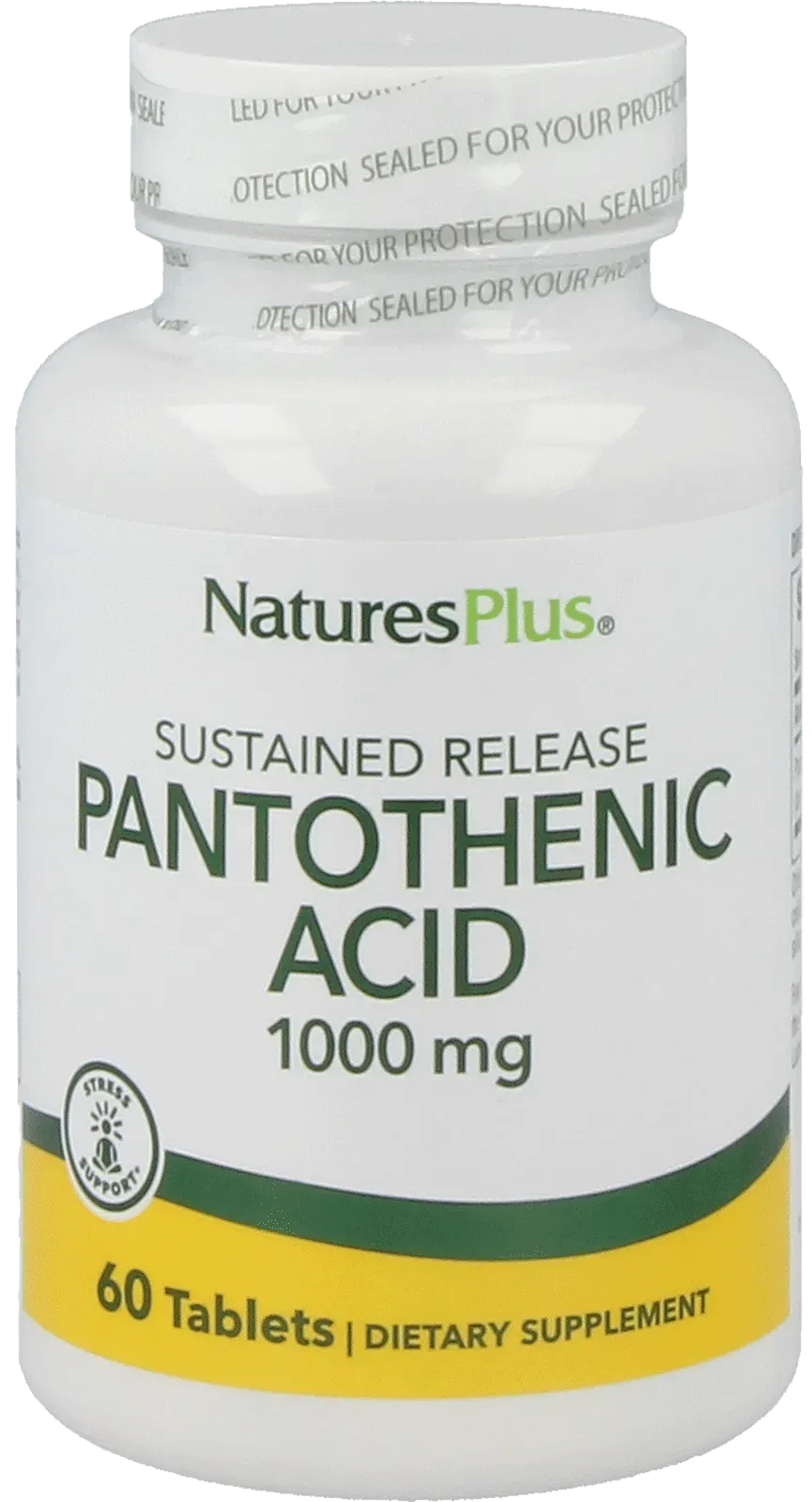 Pantothenic Acid 1000 mg - 60 Tablets