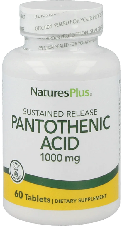 Pantothenic Acid 1000 mg - 60 Tablets