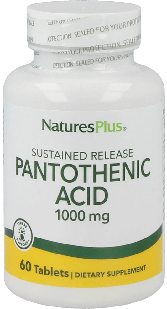 Pantothenic Acid 1000 mg - 60 Tablets