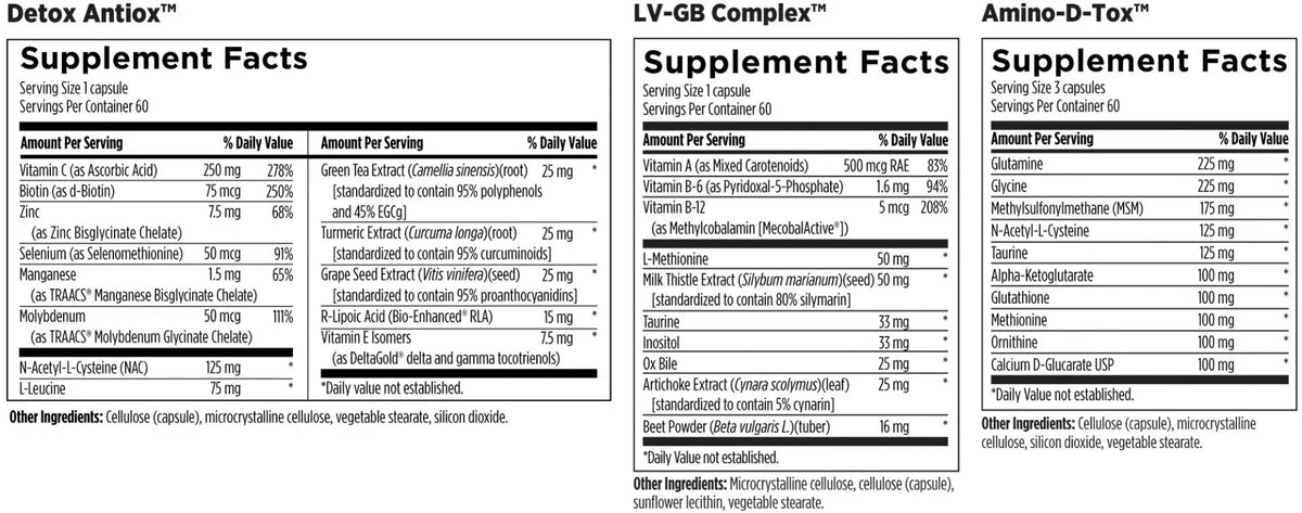 Detoxification Support Packets - 60 x 5 capsules