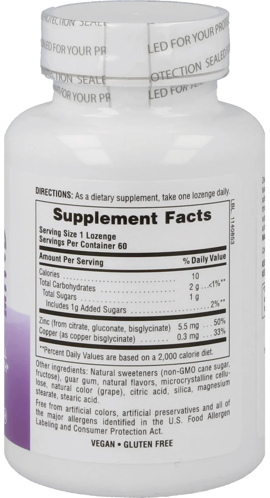 Immune Zinc Lozenge - 60 Lozenges