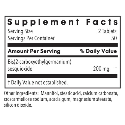 OrganoGermanium - 100 chewables