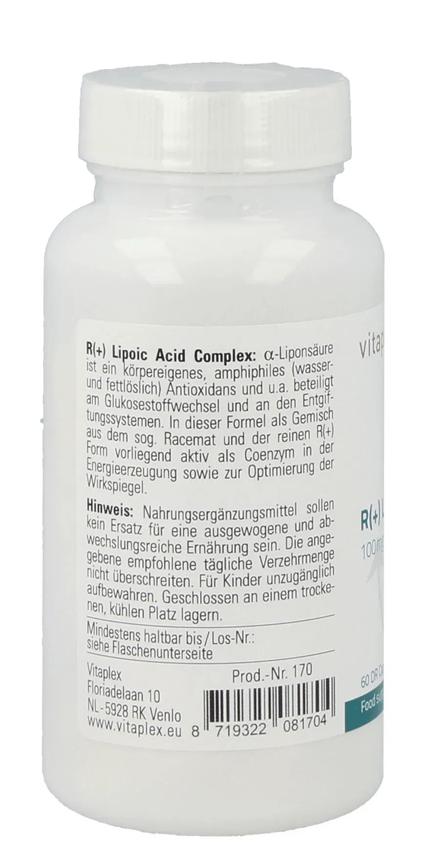 R(+) Lipoic Acid Complex - 60 capsules