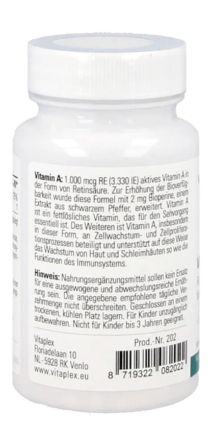Vitamin A - 90 capsules