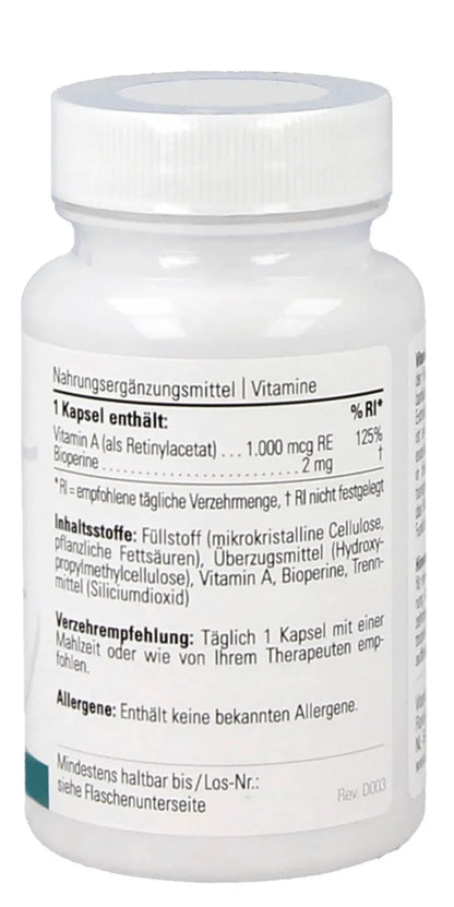 Vitamin A - 90 capsules