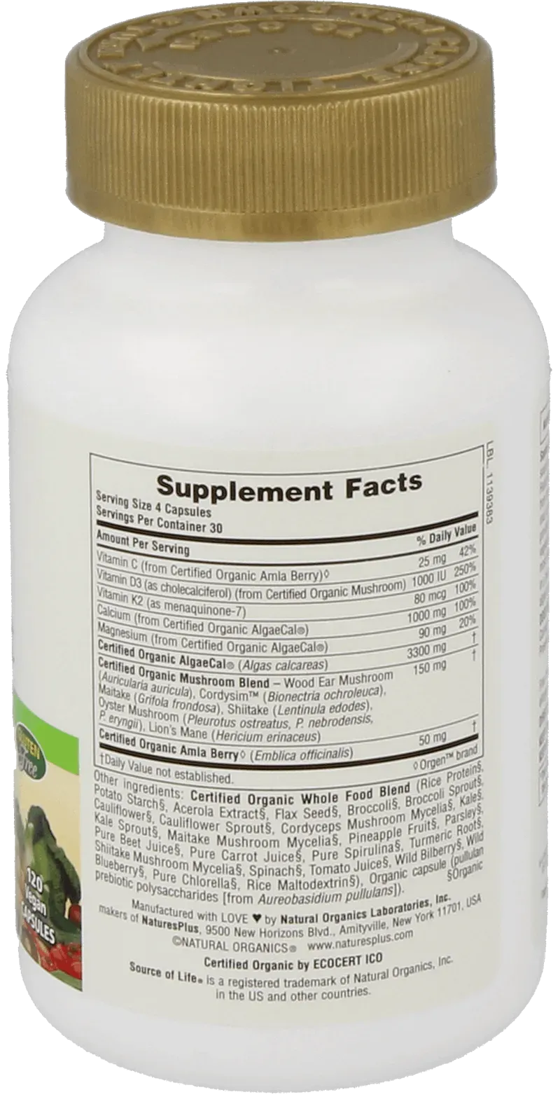 Source of Life® Garden™ Bone Support - 120 Capsules
