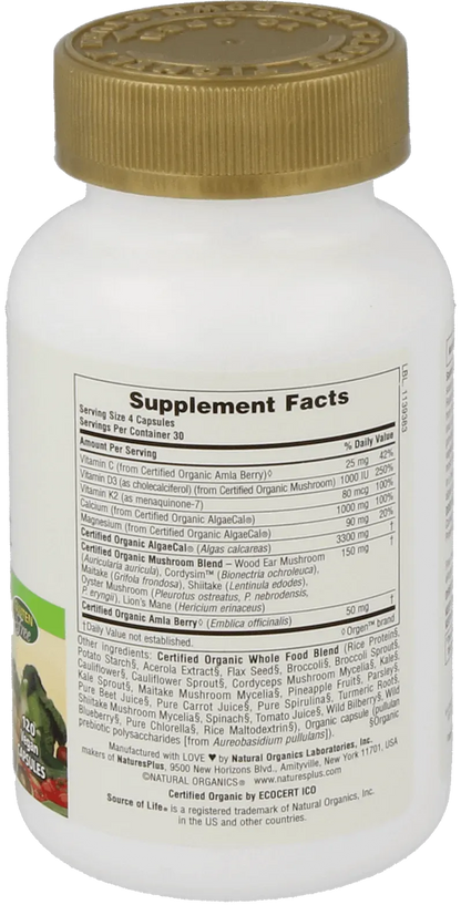 Source of Life® Garden™ Bone Support - 120 Capsules
