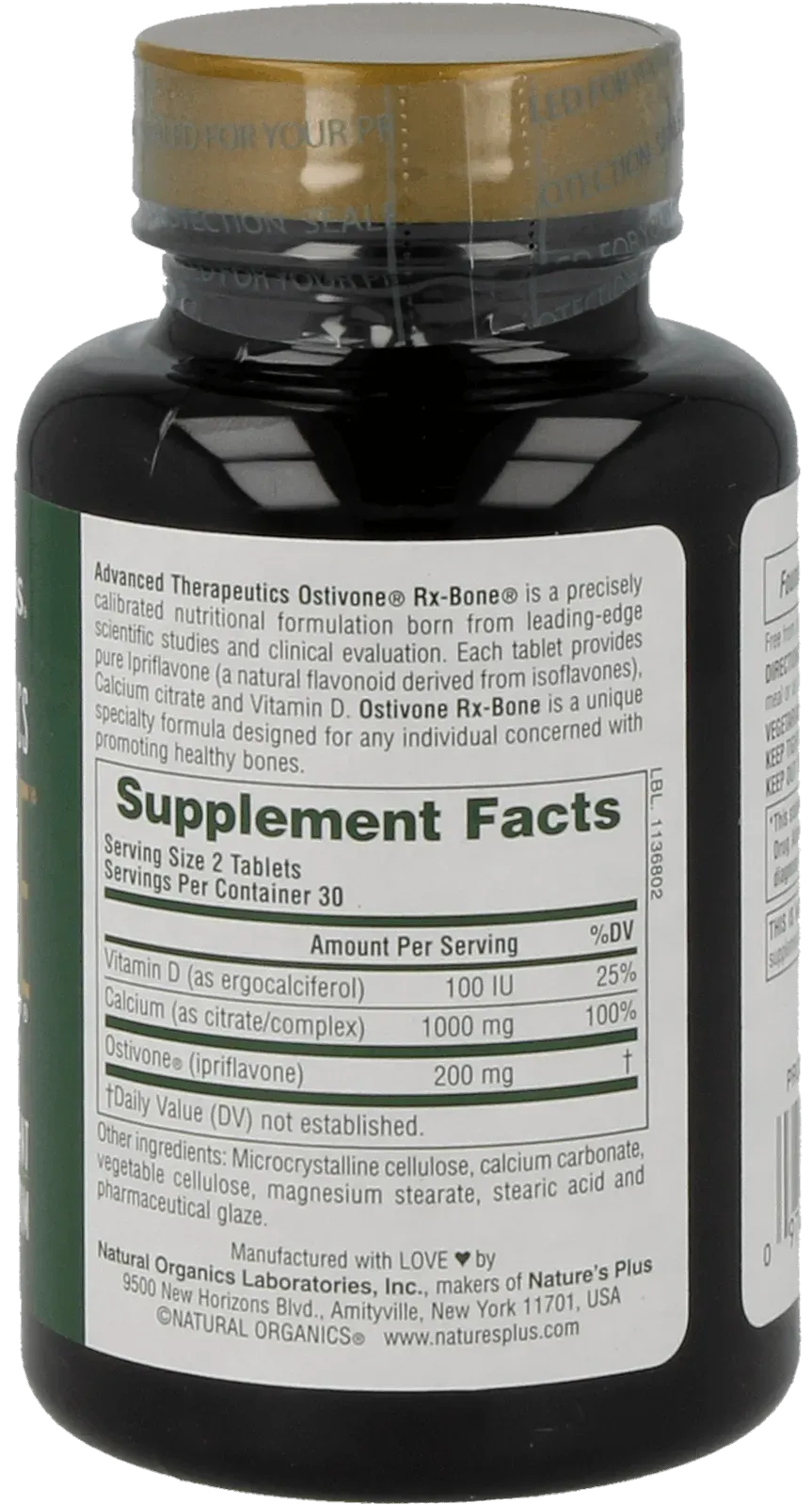 Rx-Bone® Ostivone® - 60 Tablets