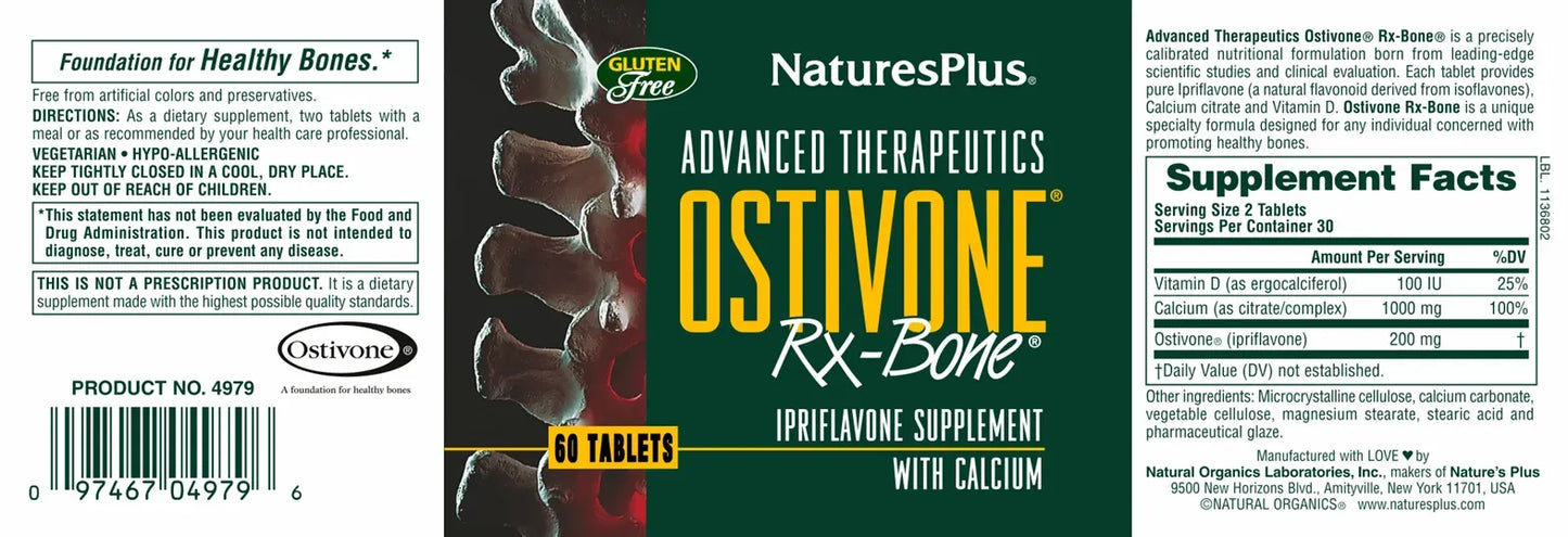 Rx-Bone® Ostivone® - 60 Tablets