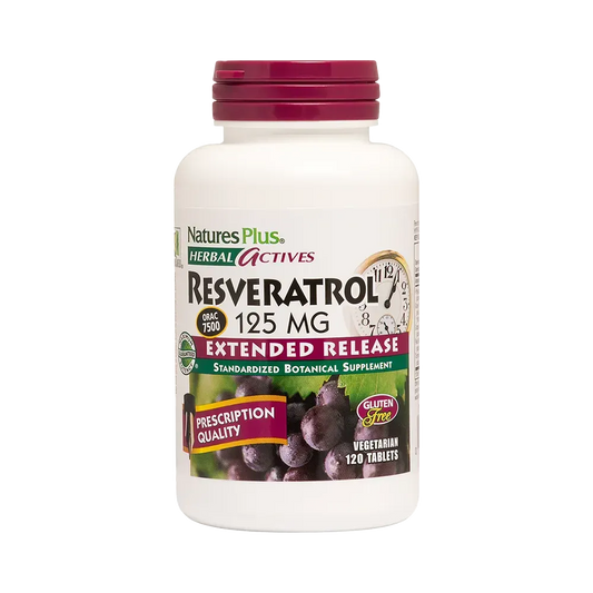 Herbal Actives Resveratrol Extended Release - 120 tablets