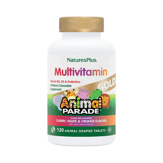 Animal Parade® GOLD Multivitamin Assorted - 120 chewables