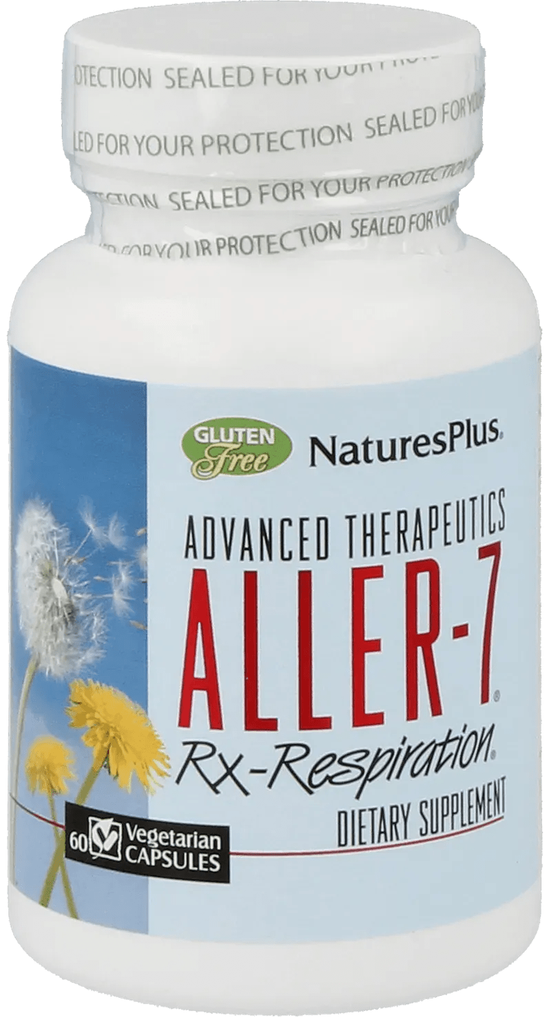 NaturesPlus Rx - Respiration® Aller - 7® - 60 Capsules - Deltastar